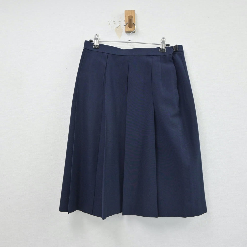 【中古】長崎県 諫早高等学校 女子制服 2点（シャツ・スカート）sf017515