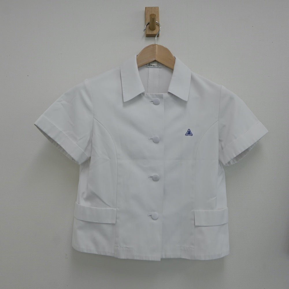 【中古】長崎県 諫早高等学校 女子制服 2点（シャツ・スカート）sf017516