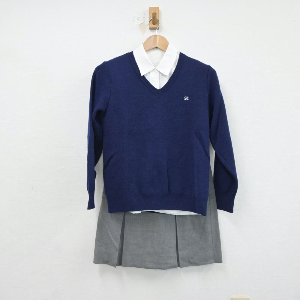 【中古】東京都 香蘭女学校 女子制服 5点（ブレザー・シャツ・ニット・スカート）sf017541