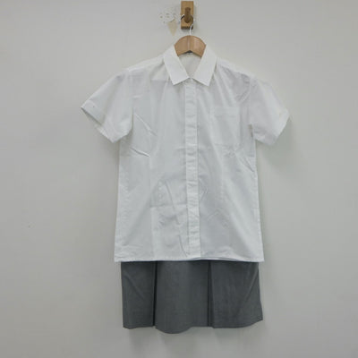 【中古】東京都 香蘭女学校 女子制服 4点（シャツ・ニットベスト・スカート）sf017542