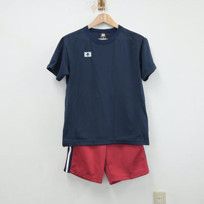 【中古】千葉県 松戸国際高等学校 女子制服 2点（体操服 上・体操服 下）sf017545