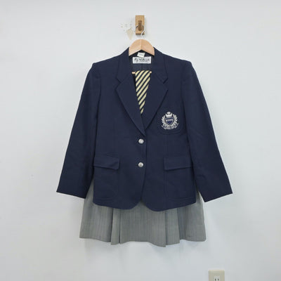 【中古】愛知県 中京大学附属中京高等学校 女子制服 4点（ブレザー・ニット・スカート）sf017554