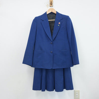 【中古】千葉県 習志野第七中学校 女子制服 4点（ブレザー・ベスト・スカート）sf017559