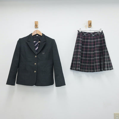 【中古】千葉県 東京学館浦安高等学校 女子制服 4点（ブレザー・スカート）sf017560