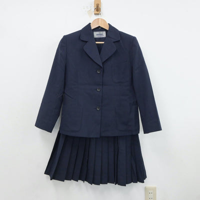 【中古】三重県 五十鈴川中学校 女子制服 2点（ブレザー・スカート）sf017575