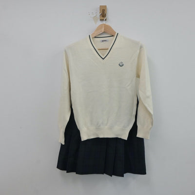 【中古】東京都 トキワ松学園高等学校 女子制服 4点（ブレザー・ニット・スカート）sf017578