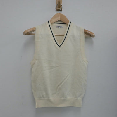 【中古】東京都 トキワ松学園高等学校 女子制服 2点（ニット・ニットベスト）sf017579