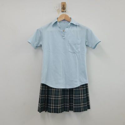 【中古】東京都 トキワ松学園高等学校 女子制服 2点（シャツ・スカート）sf017580