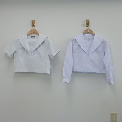 【中古】愛知県 菊里高等学校 女子制服 2点（セーラー服）sf017582