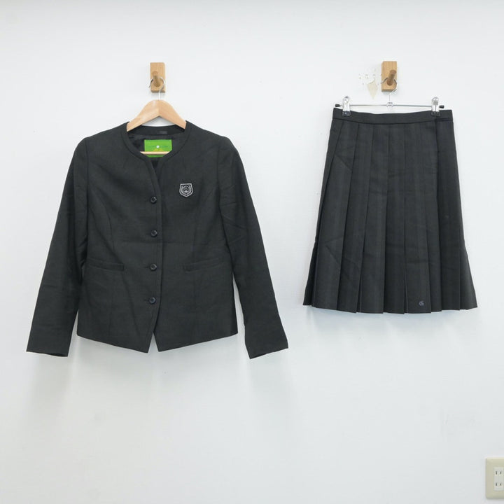 【中古】長崎県 私立長崎玉成高等学校 女子制服 4点（ブレザー・シャツ・スカート）sf017598