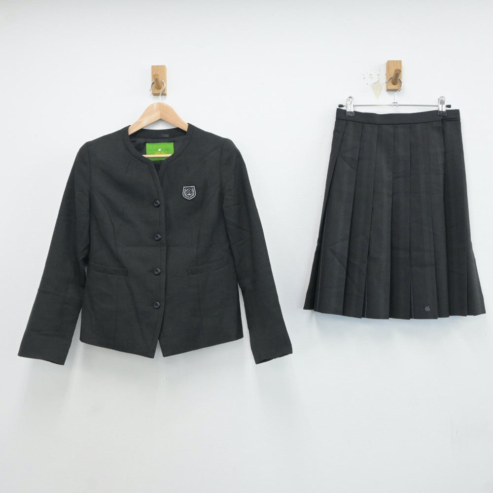 【中古】長崎県 私立長崎玉成高等学校 女子制服 3点（ブレザー・シャツ・スカート）sf017599