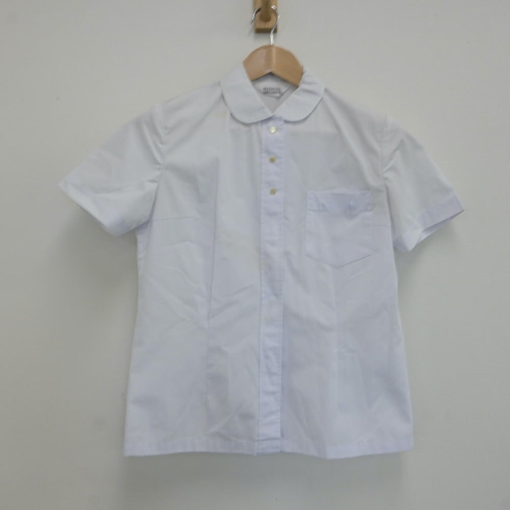 【中古】熊本県 帯山中学校 女子制服 2点（シャツ・スカート）sf017605