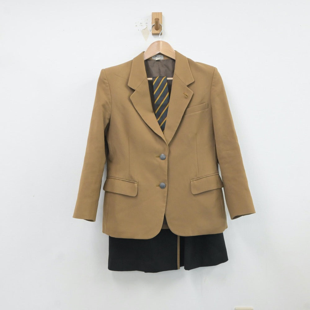 【中古】福島県 葵高等学校 女子制服 4点（ブレザー・スカート）sf017607