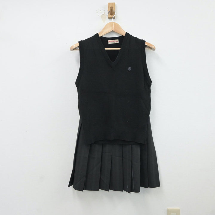 中古制服】長崎県 私立長崎玉成高等学校 女子制服 3点（シャツ・ニットベスト・スカート）sf017612【リサイクル学生服】 | 中古制服通販パレイド