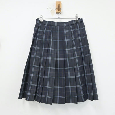 【中古】愛知県 山田高等学校 女子制服 2点（ニットベスト・スカート）sf017620