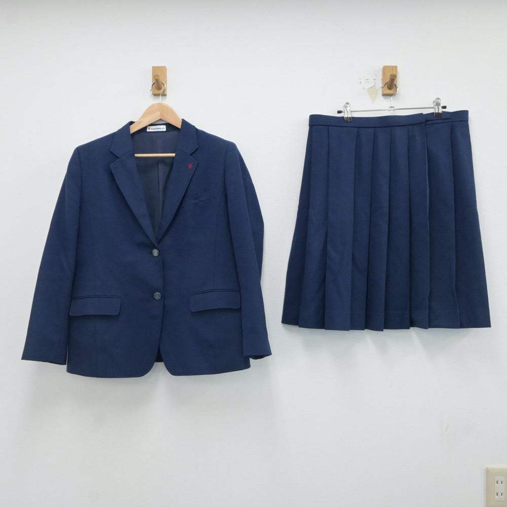 【中古】愛知県 中川商業高等学校 女子制服 3点（ブレザー・スカート）sf017622