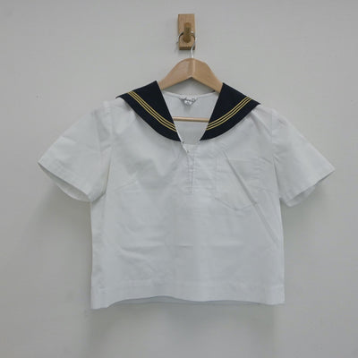 【中古】青森県 弘前学院聖愛高等学校 女子制服 2点（セーラー服・スカート）sf017625