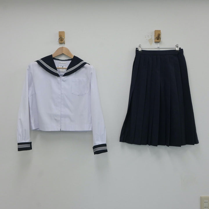 【中古制服】青森県 弘前市立第四中学校 女子制服 2点（セーラー服・スカート）sf017629【リサイクル学生服】 | 中古制服通販パレイド