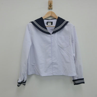 【中古】青森県 弘前市立第四中学校 女子制服 2点（セーラー服・スカート）sf017631