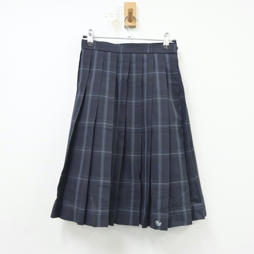 【中古】東京都 都立雪谷高等学校 女子制服 2点（シャツ・スカート）sf017642