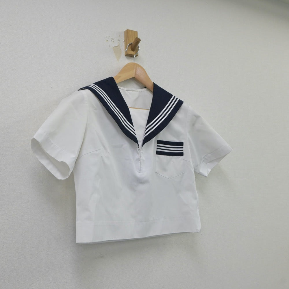 【中古】北海道 北海道立江差高等学校 女子制服 2点（セーラー服）sf017643