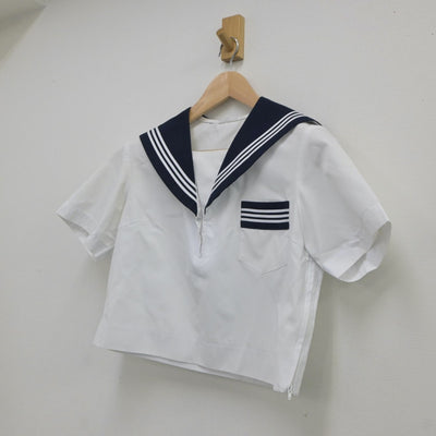 【中古】北海道 北海道立江差高等学校 女子制服 2点（セーラー服）sf017643