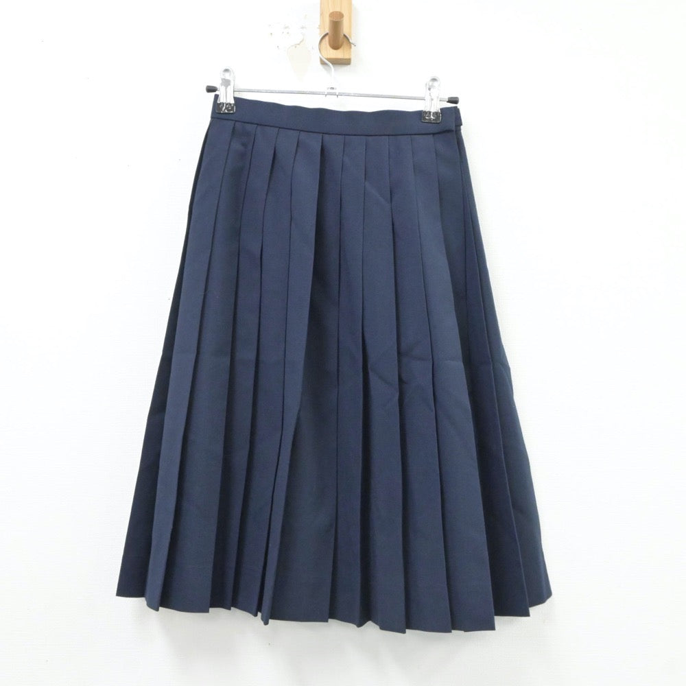 【中古】北海道 札幌市立柏中学校 女子制服 2点（ベスト・スカート）sf017644