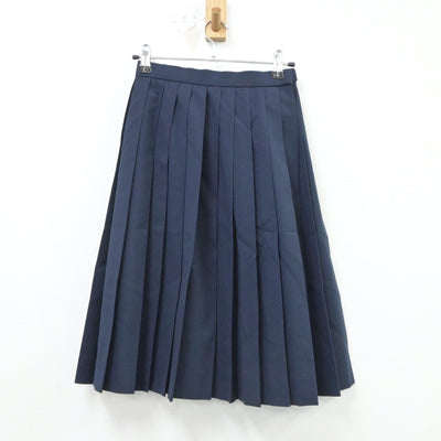 【中古】北海道 札幌市立柏中学校 女子制服 2点（ベスト・スカート）sf017644