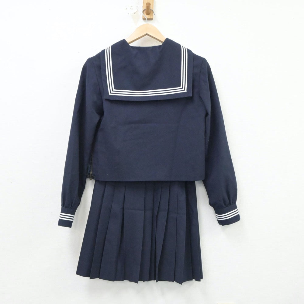 【中古】東京都 東京都立駒場高等学校 女子制服 2点（セーラー服・スカート）sf017646