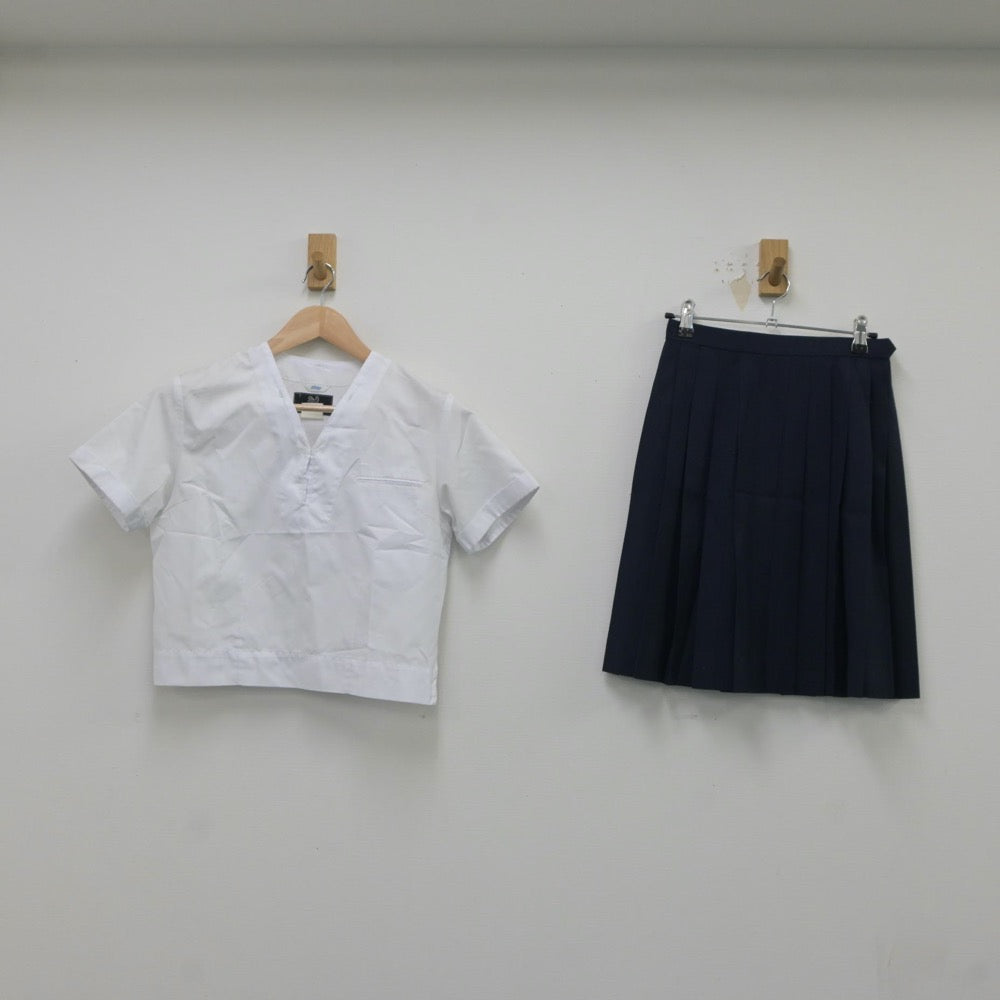 【中古】東京都 東京都立駒場高等学校 女子制服 2点（セーラー服・セーラー服）sf017647