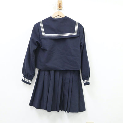 【中古】大阪府 大阪府茨木市立養精中学校 女子制服 2点（セーラー服・スカート）sf017649