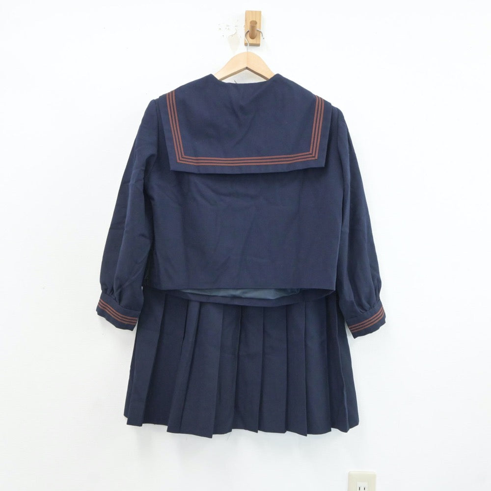 【中古】東京都 杉並区立松ノ木中学校 女子制服 4点（セーラー服・スカート）sf017662