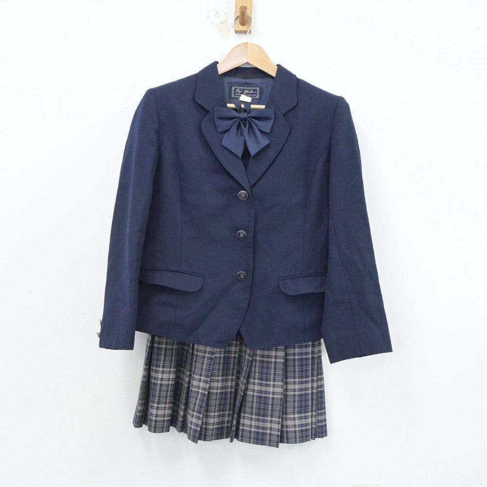 【中古】神奈川県 相模女子大学高等部 女子制服 4点（ブレザー・スカート・スカート）sf017671