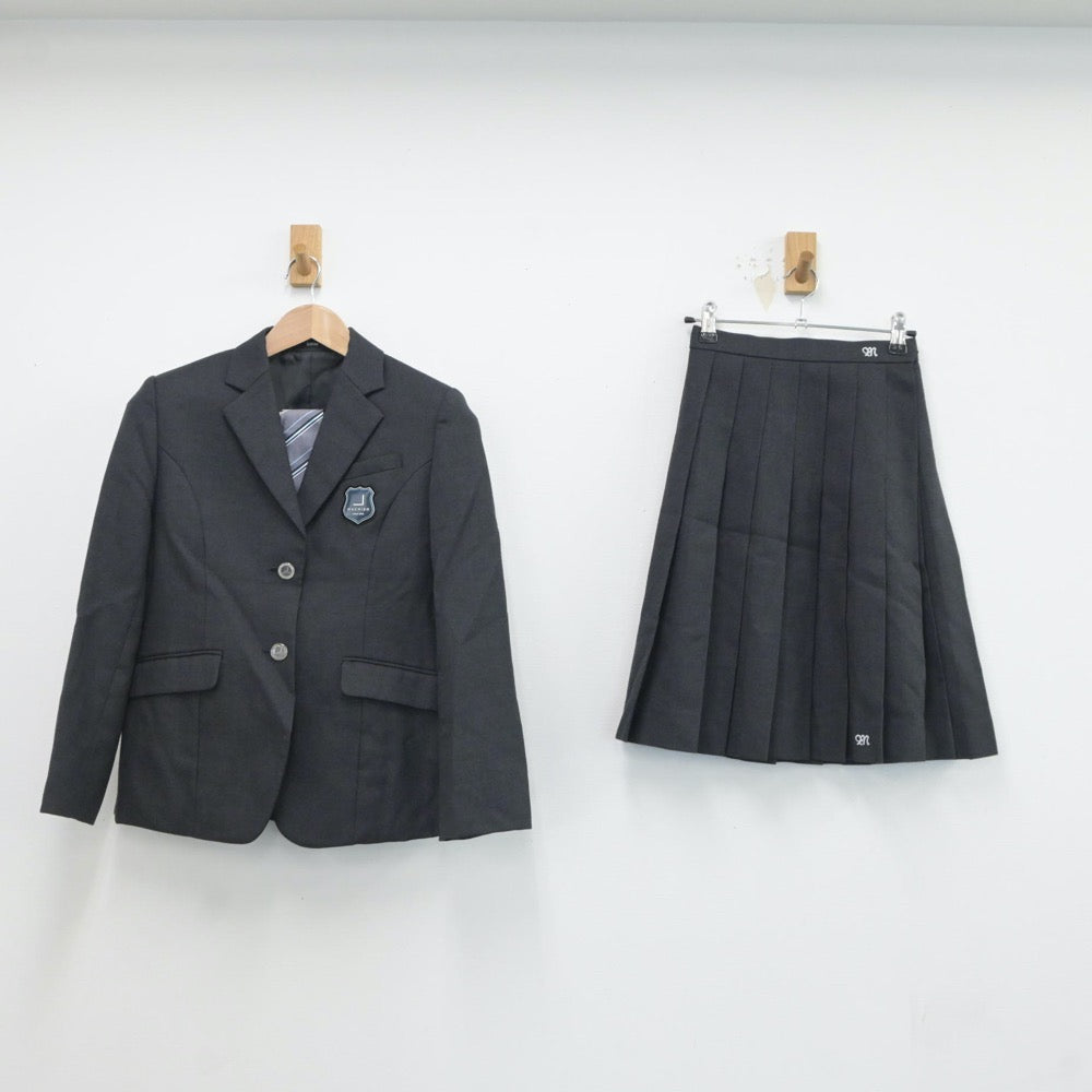 【中古】東京都 町田総合高等学校 女子制服 4点（ブレザー・スカート）sf017678