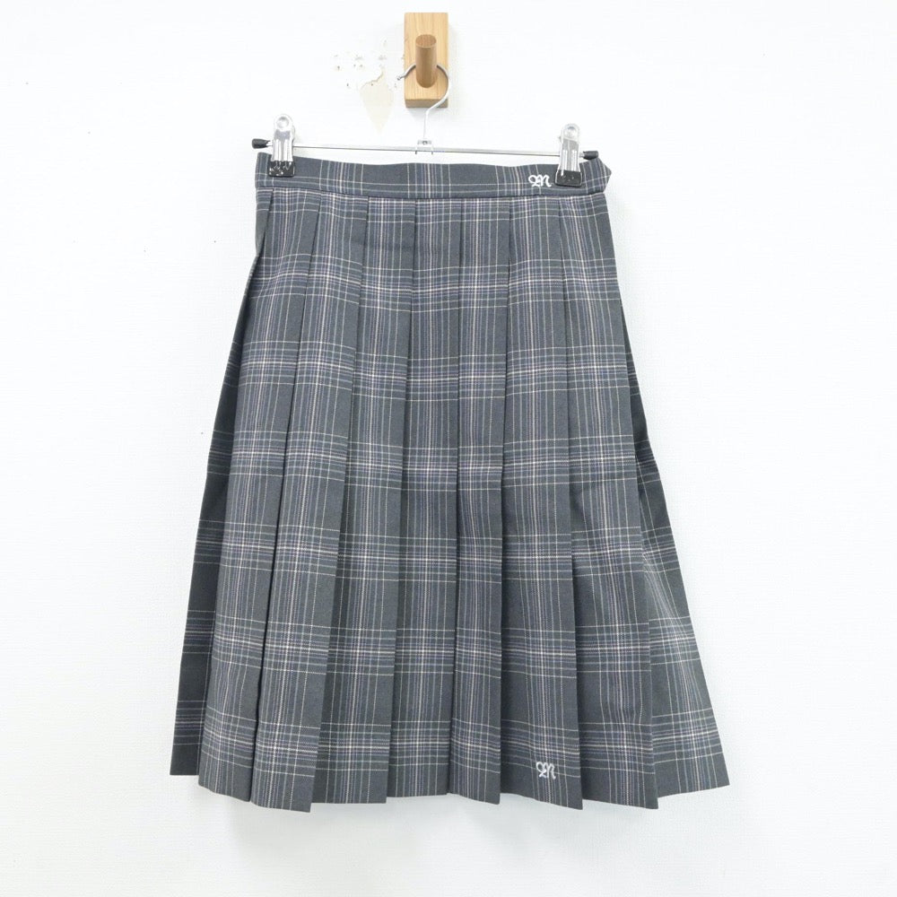 【中古】東京都 町田総合高等学校 女子制服 2点（ニット・スカート）sf017679