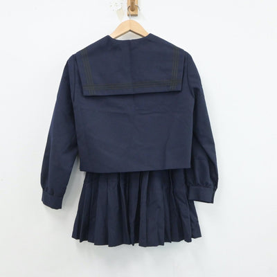 【中古】兵庫県 兵庫県立長田高等学校 女子制服 3点（セーラー服・スカート）sf017680