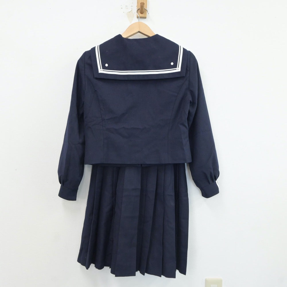 【中古】静岡県 浜松市立丸塚中学校 女子制服 3点（セーラー服・スカート）sf017682