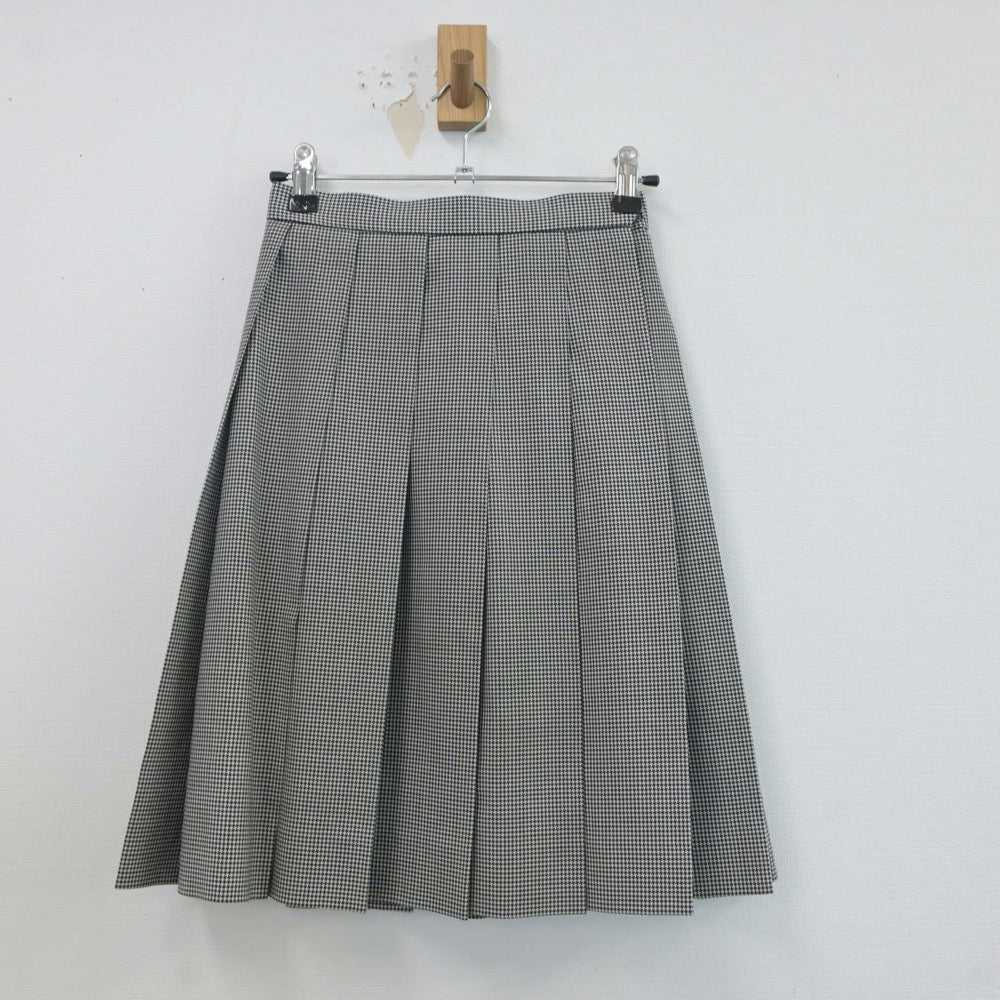 【中古】岡山県 岡山城東高等学校 女子制服 5点（ブレザー・シャツ・ベスト・スカート）sf017686