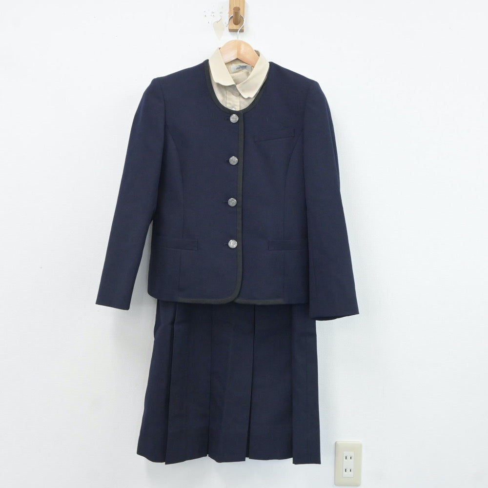 【中古】長野県 長野清泉女学院中学・高等学校 女子制服 4点（ブレザー・シャツ・スカート）sf017690