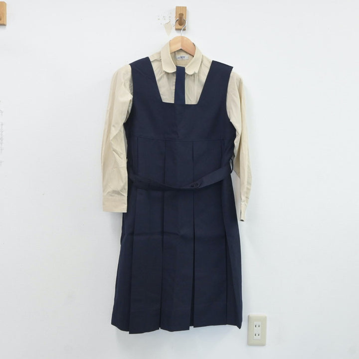 【中古】長野県 長野清泉女学院中学・高等学校 女子制服 4点（ブレザー・シャツ・スカート）sf017690