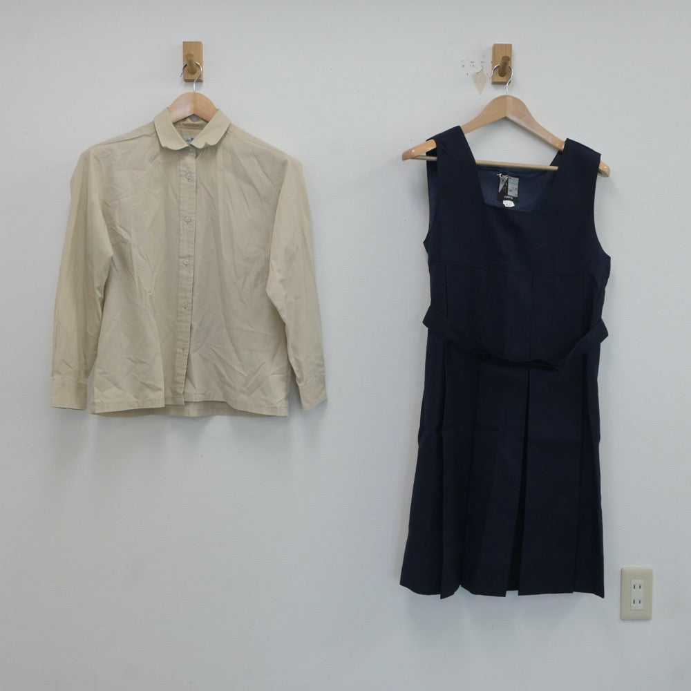 【中古】長野県 長野清泉女学院中学・高等学校 女子制服 4点（ブレザー・シャツ・スカート）sf017690