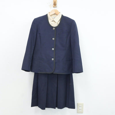 【中古】長野県 長野清泉女学院中学・高等学校 女子制服 3点（ブレザー・シャツ・ジャンパースカート）sf017692