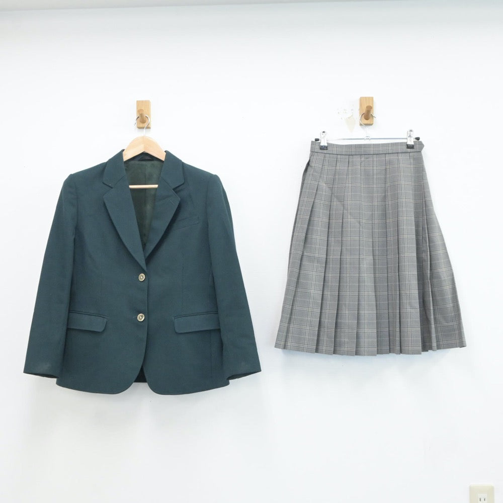 【中古】北海道 札幌市立上篠路中学校 女子制服 3点（ブレザー・ベスト・スカート）sf017707