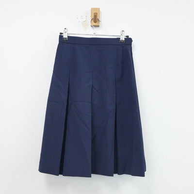 【中古】福島県 富田中学校 女子制服 4点（セーラー服・スカート）sf017709