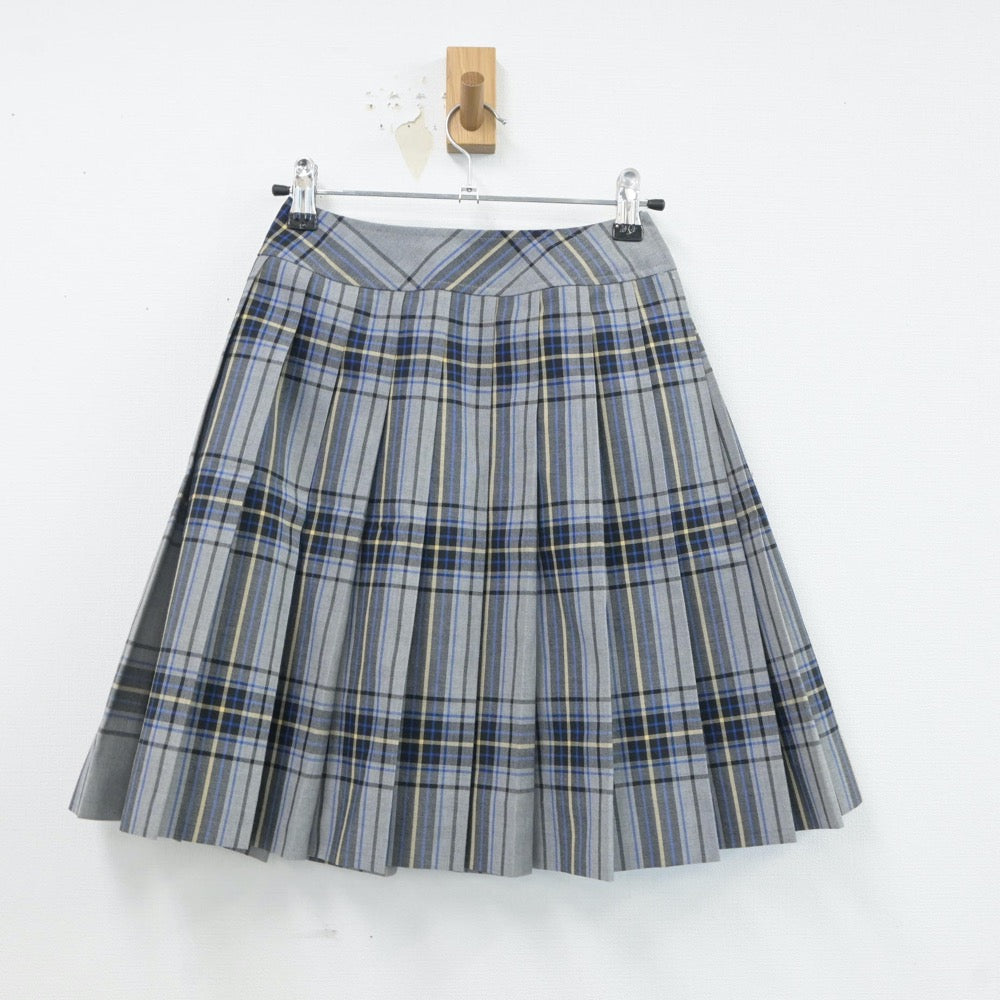 【中古】福島県 帝京安積高等学校 女子制服 3点（シャツ・ニットベスト・スカート）sf017711