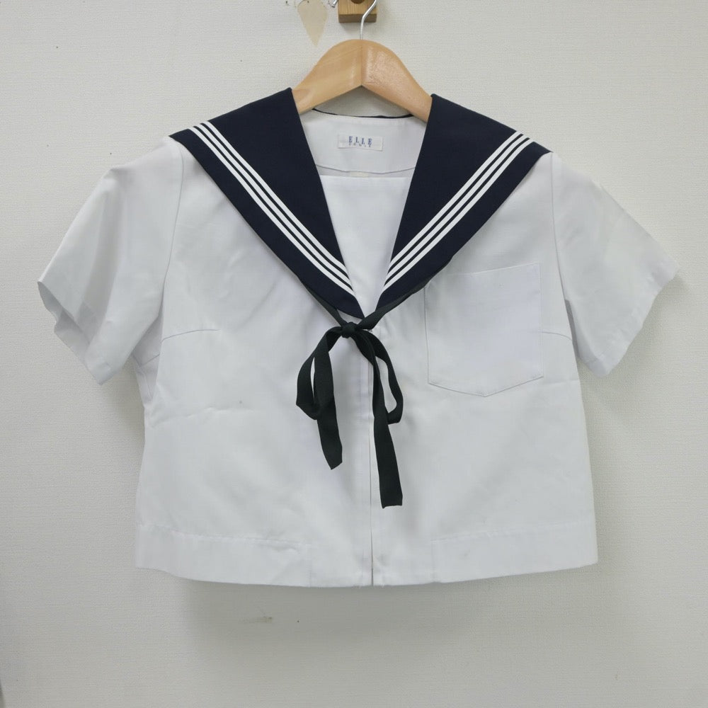 【中古】愛知県 尾西第三中学校 女子制服 3点（セーラー服・スカート）sf017716