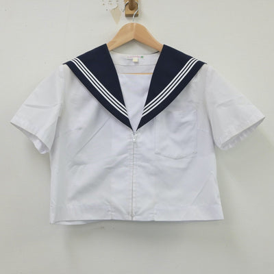 【中古】愛知県 尾西第三中学校 女子制服 2点（セーラー服）sf017717