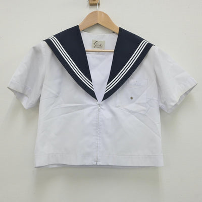 【中古】愛知県 尾西第三中学校 女子制服 2点（セーラー服）sf017717