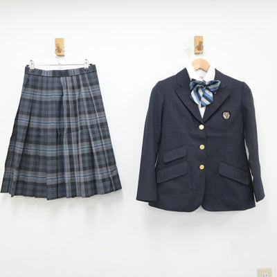 【中古】愛知県 愛知高等学校 女子制服 4点（ブレザー・シャツ・スカート）sf017718