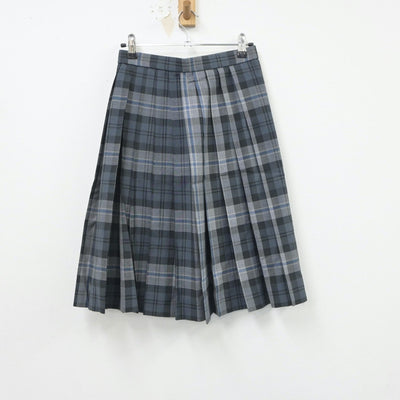 【中古】愛知県 愛知高等学校 女子制服 3点（シャツ・ニット・スカート）sf017719